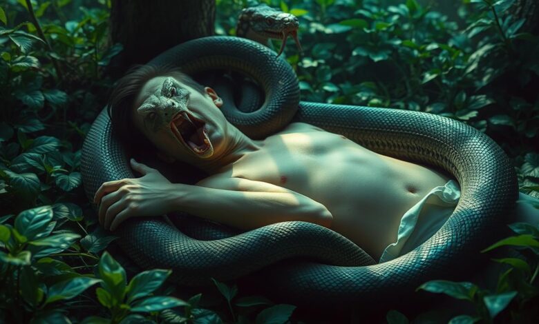 sonhar sendo picado por cobra