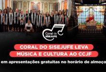 Coral do Sisejufe leva música e cultura ao CCJF em apresentações gratuitas no horário de almoço