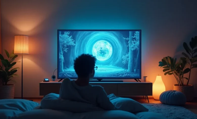 Como o IPTV se integra com assistentes de voz e smart home