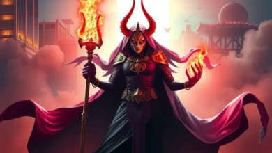 A história de Evil-Lyn, a feiticeira do mal de Mestres do Universo