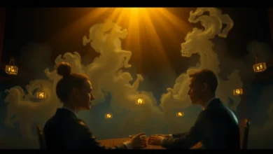 Os elementos visuais que aparecem em todo filme de Burton