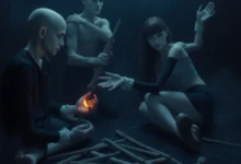 Os elementos visuais que aparecem em todo filme de Burton